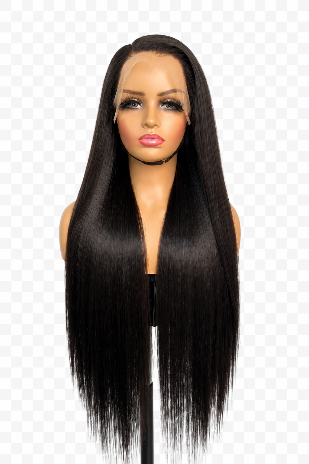 Dark Silk -  Lace Wig Semi-naturelle Premium