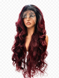Crimson Wave - Lace Wig Synthétique Premium
