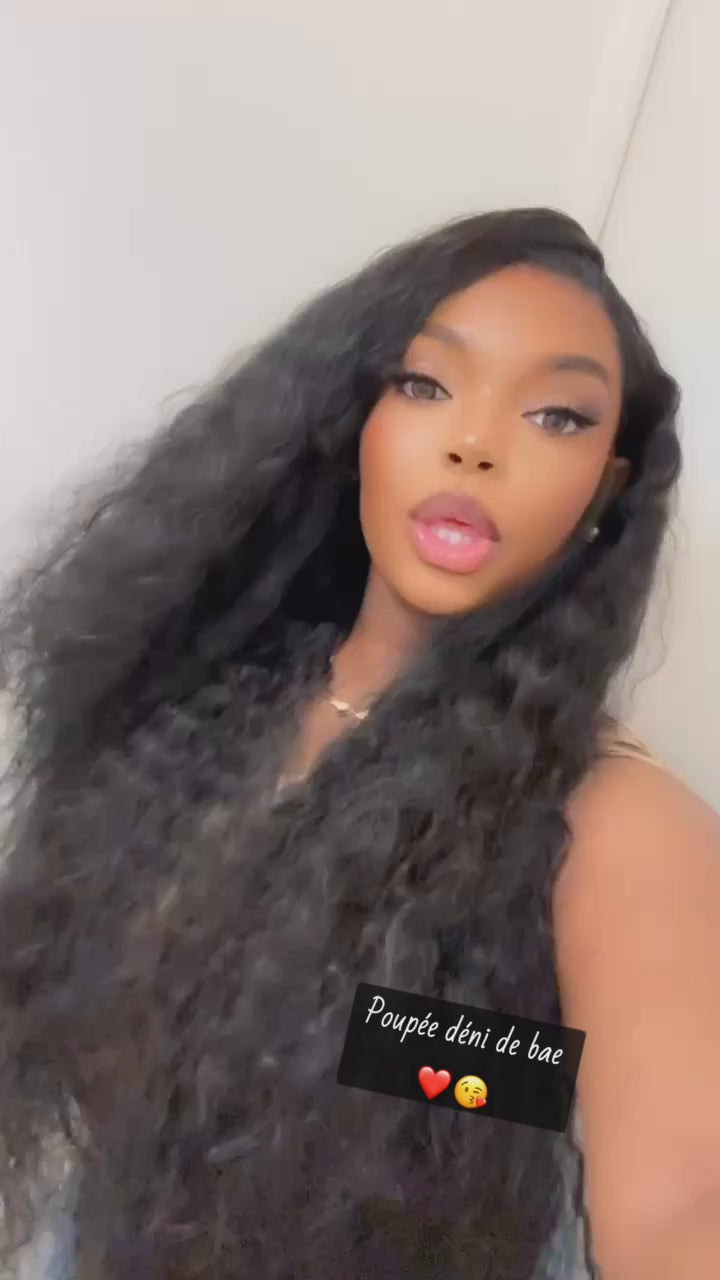 Deep Wave Luxe - Lace Wig Synthétique Premium