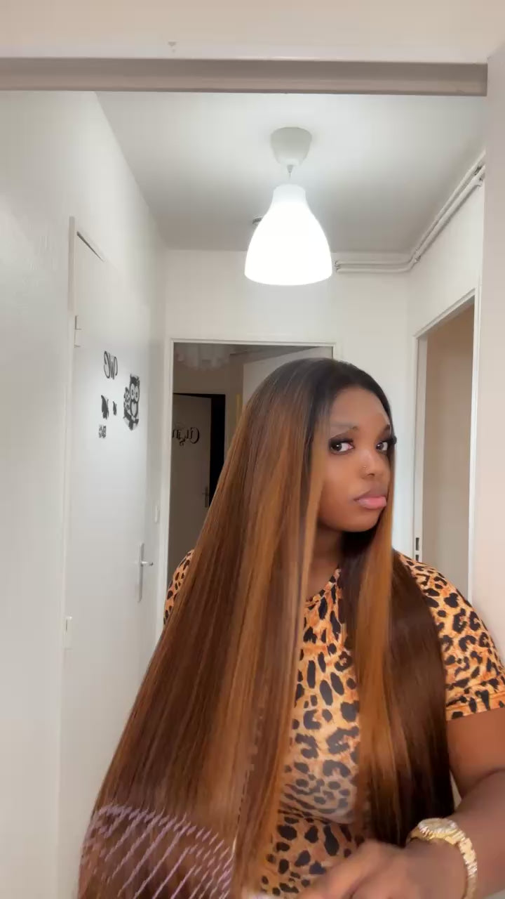 Honey Melt - Lace Wig Semi-naturelle Premium